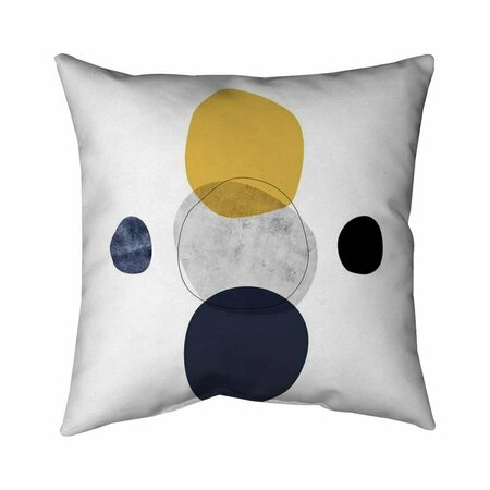 BEGIN HOME DECOR 20 x 20 in. Spheres-Double Sided Print Indoor Pillow 5541-2020-AB111